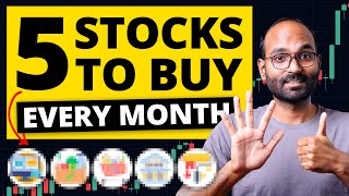 5 Stocks To Buy Now Every Month For Long Term  Best Stocks For SIP  Your Everyday Guide [upl. by Earal]