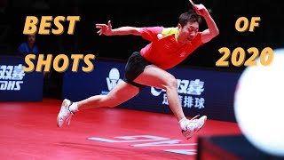 Best Table Tennis Shots of 2020 [upl. by Eceirahs]