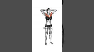 Hands Behind Head Chest Squaze  Workout Video exercise workout chest gym shorts [upl. by Eglanteen241]