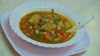 Black Eyed Peas Soup Video Recipe by Bhavna [upl. by Ajssatan]