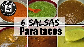 6 SALSAS diferentes para TODO  El Viejito Todo A La Parrilla y más [upl. by Truelove389]