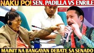 Naku po sen Robin Padilla at Enrile nagkainitan debate sa senado [upl. by Apilef518]