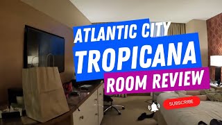 Tropicana Atlantic City Comp Room Review King Room [upl. by Ahab]