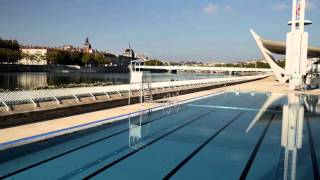 ZELLER France Piscines en inox  Lyon piscine du Rhône bassin sud réhabilitation 2014 [upl. by Ediva]