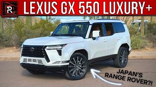 The 2024 Lexus GX 550 Luxury Is The Ultimate Posh Land Cruiser For The Road [upl. by Ytsrik20]