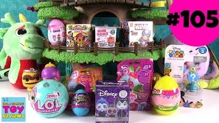 Blind Bag Treehouse 105 Unboxing Disney LOL Surprise Trolls Shopkins  PSToyReviews [upl. by Ozkum]