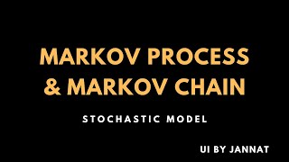 Markov Process and Markov Chain [upl. by Akema]