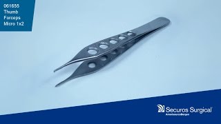 Securos Surgical  TriDenta System  Tissue Forceps [upl. by Johannes319]