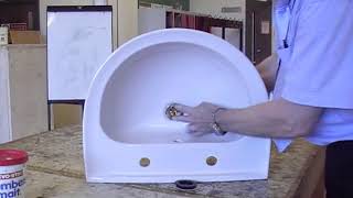 Fitting a slotted basin waste fitting [upl. by Brand244]