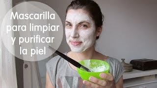 Mascarilla para limpiar y purificar la piel con harina de arroz y leche [upl. by Ronym]