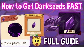 HOW TO GET DARKSEEDS FAST GUIDE QUICK AND EASY  Animal Jam Tutorial [upl. by Luhar495]