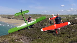 OldTimer Flying Sloping a couple of gentle gliders [upl. by Grunenwald]