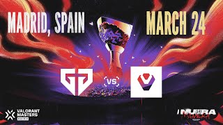 TH VCT 2024 MASTERS MADRID  DAY 9  GEN vs SEN  รอบ Grand Final [upl. by Reiners611]