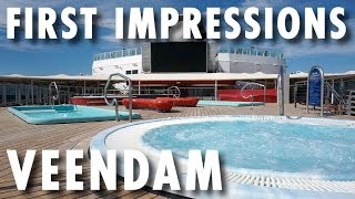 Veendam Experience First Impressions of the Ship  Holland America Line  Cruise Review [upl. by Ahsar]