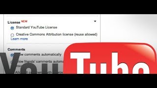 Creative commons reuse allowed  How to remove this Creative Common Licence from YouTube Video [upl. by Akiret]