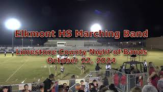 2024 Elkmont High School Marching Band  Night of the Bands [upl. by Gernhard177]