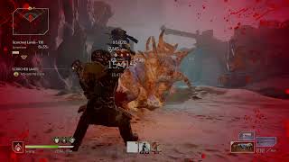 OUTRIDERS Scorched land T15 solo Gold Pyro Faser beam [upl. by Innos]