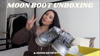 Moon Boot Unboxing And Size Review [upl. by Dugald]