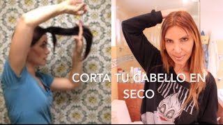 Corta Tu MISMO tu cabello en seco  Anastassia Sfeir [upl. by Ronile]