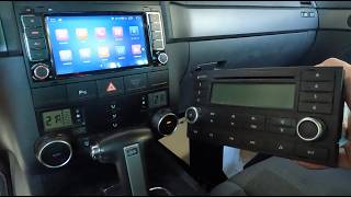 7” Inch RNS Android Car Stereo System In Vw [upl. by Eillen]