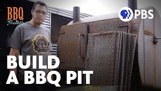 Building a Barbecue Pit  BBQ with Franklin  Full Episode [upl. by Attenev]