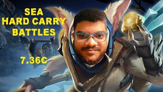 🔴 MMR Grind Begins  SEA Hard Carry Adventures  736c  HindiEnglish [upl. by Lemart30]