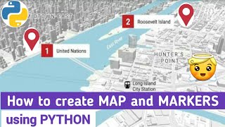 Create Maps with Folium and Python  Plotting google map using folium package in python  Folium [upl. by Cristin147]