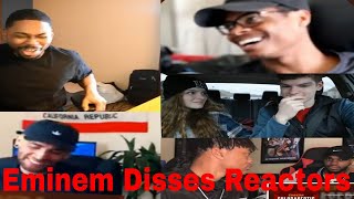 Reactors Reacting to Eminem Chloraseptic remix REACTION COMPILATION [upl. by Ateuqirne904]