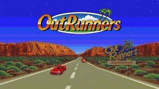 Longplay  OutRunners Arcade amp Original mode  Sega Mega Drive  Genesis [upl. by Yenruogis]