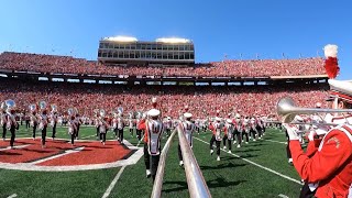 UW Marching Band “Michael Jackson” Halftime Show 1052024 Trombone POV [upl. by Elma]