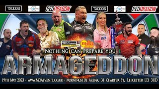 Armageddon 2023  Live Darts in Leicester [upl. by Brout]