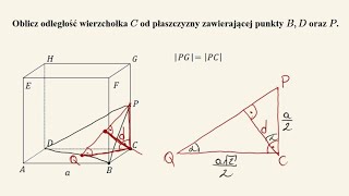 Odległość od płaszczyzny  rozszerzenie [upl. by Eitsyrk]