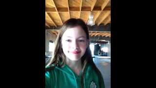 Mackenzie Foy wishes Thylane Blondaeu a Happy Birthday [upl. by Fawn]