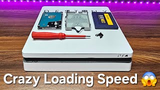 PS4 Slim SSD Upgrade in 2023  Loading Speed Comparison with HDD [upl. by Aborn]