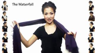 25 Ways to Wear a Scarf in 45 Minutes [upl. by Ebonee]