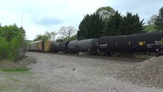 NS 126 Manifest by Shawsville 42624 AC44SD70ACu with AC44 near end helper [upl. by Gothar]