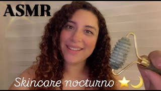 ASMR  ROLEPLAY NO TALKING CUIDADO DE LA PIEL NOCTURNO ⭐🌙 [upl. by Cordy]