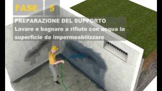 Ciclo Applicativo  impermeabilizzazione osmotica [upl. by Venable]