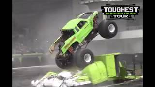 Toughest Monster Truck Tour  Alerus Center 2014 Highlights [upl. by Negaem]