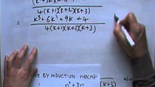 Advanced Higher Mathematics proof by induction  summation with fractions [upl. by Abram572]