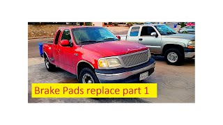 Ford F150 Brake pads replace Part 13 [upl. by Iclek]