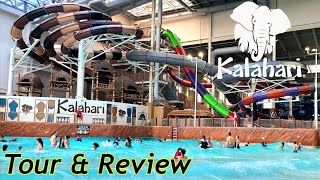 Kalahari Waterpark Resort Poconos Tour amp Review with The Legend [upl. by Ailahs]