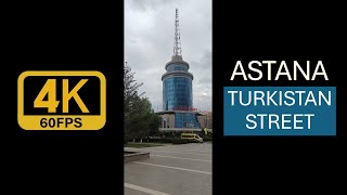 Strolling in Astana 🇰🇿 September 2024 Turkistan street [upl. by Fabrianna13]