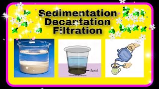 Sedimentation Decantation and Filtration funscience chemistry [upl. by Caton]