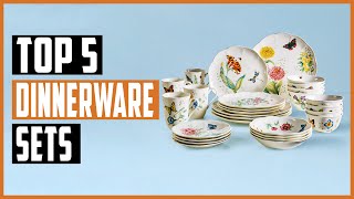 Best Dinnerware Sets 2023  Top 5 Best Dinnerware Sets On The Market [upl. by Cathlene]