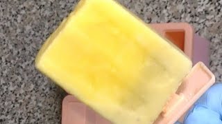 Yellow watermelon Popsicles easyrecipe refreshing [upl. by Carlock]