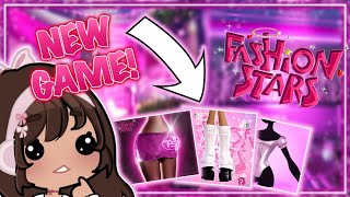 NEW ROBLOX FASHION GAME COMING SOON FASHION STARS [upl. by Aihsemot]