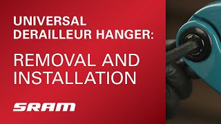 Universal Derailleur Hanger Removal and Installation [upl. by Gosney830]