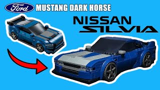 76920 Nissan Silvia S13  Lego Speed Champions Alternative MOC Tutorial [upl. by Uela]