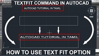 209 EXPRESS TOOLTEXTTEXT FIT OPTION TEXTFIT COMMAND IN AUTOCAD [upl. by Cralg441]